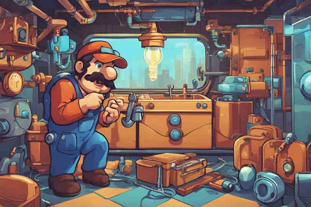 Plumber Crypto Time Travel Ad Video